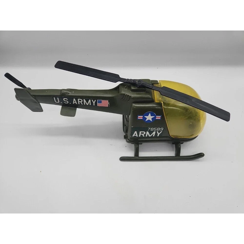 Gay Toys Inc. U.S. Army Military Helicopter Item 785 Green/Yellow Plastic USA